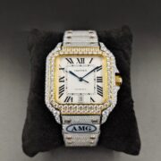 1:1 Super Clone Cartier Santos Middle East Full Diamond