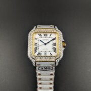 1:1 Super Clone Cartier Santos Middle East Full Diamond - Image 3