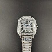 1:1 Super Clone Cartier Santos Middle East Full Diamond - Image 3