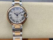 1:1 Super Clone Cartier Rose Gold Blue Balloon 42mm 36mm 33mm