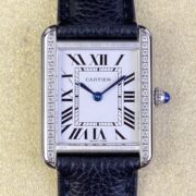 1:1 Super Clone Cartier Tank series, small size 24mm x 31mm, medium size 27mm x 34mm.